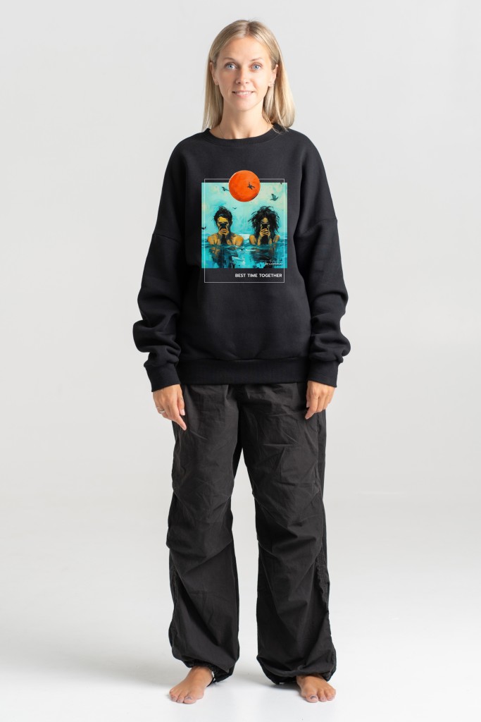 Unisex Sweatshirt “Best Time Together” Sweatshirts  - 1