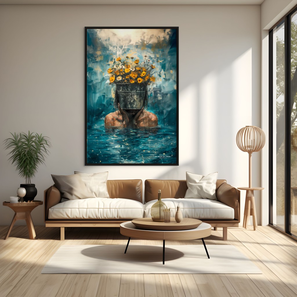 Canvas “Be Water My Friend” Canvas  - 1