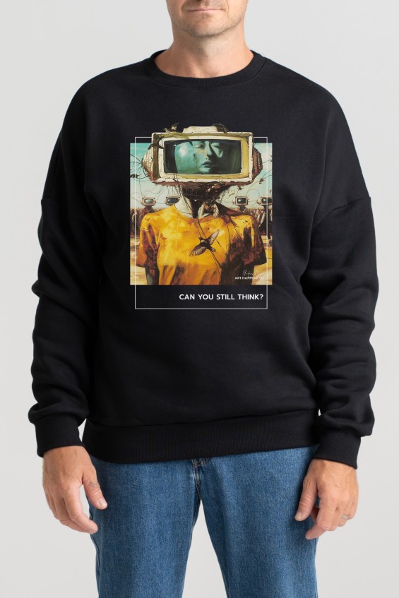 Unisex Sweatshirt “Can you still think?” Sweatshirts  - 3