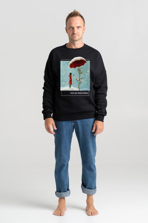 Unisex Sweatshirt “Save me from myself” Sweatshirts  - 2