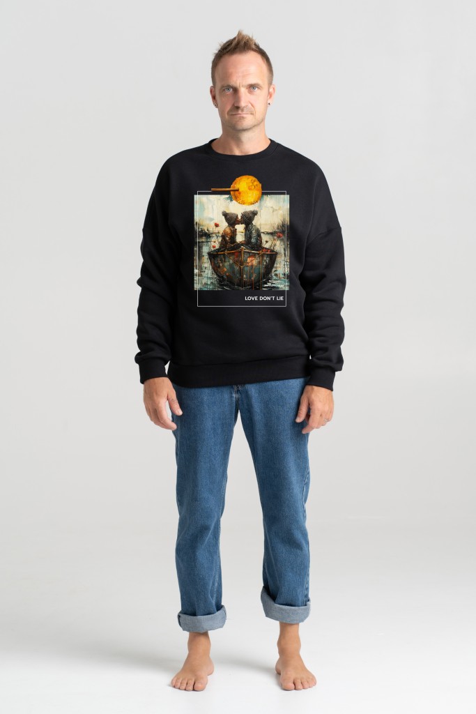 Unisex Sweatshirt “Love Don’t Lie” Sweatshirts  - 2