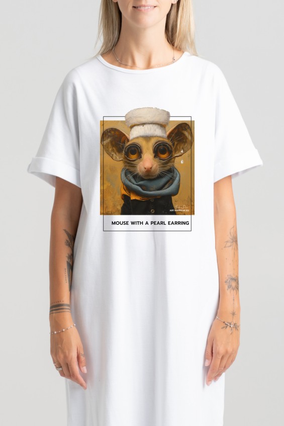 Long dress “Mouse With Pearl Earing” Dresses  - 5