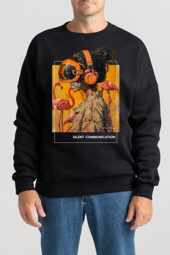 Unisex Sweatshirt “Silent Communication” Sweatshirts  - 4