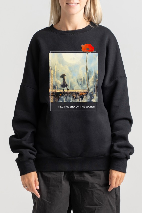 Unisex Sweatshirt “Till The End Of The World” Sweatshirts  - 4