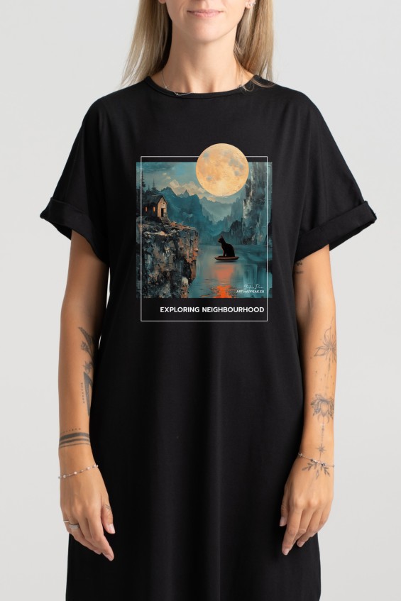 Long dress “Exploring Neighbourhood” Dresses - 6 Long dress “Exploring Neighbourhood” Dresses - 6