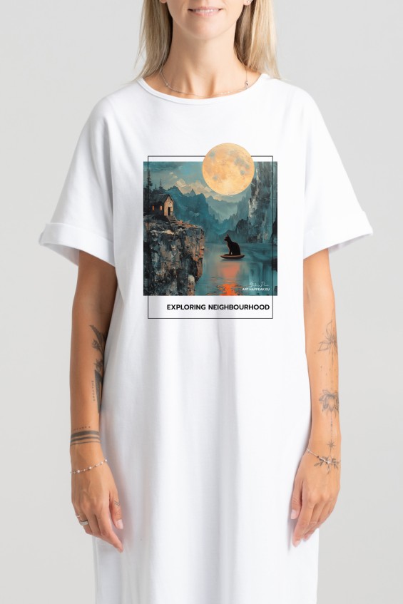 Long dress “Exploring Neighbourhood” Dresses - 4 Long dress “Exploring Neighbourhood” Dresses - 4