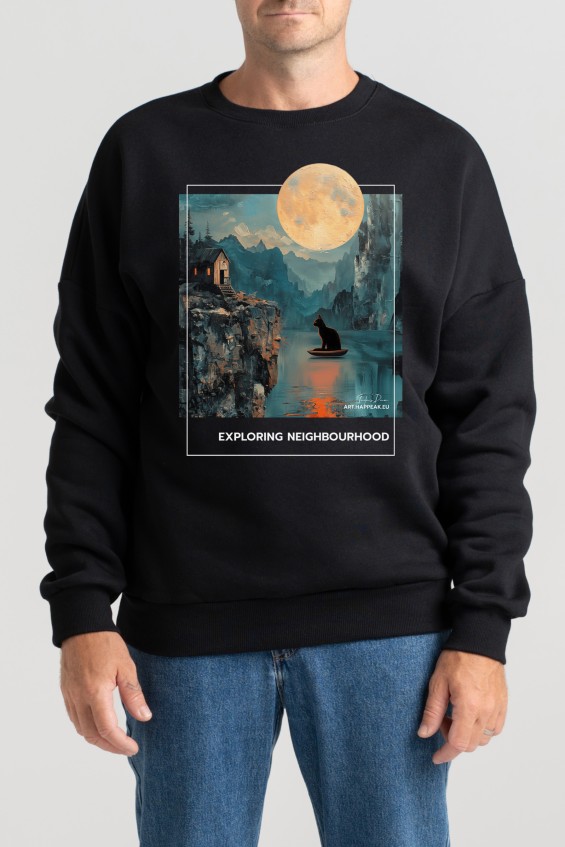 Unisex Sweatshirt “Exploring Neighbourhood” Sweatshirts - 3 Unisex Sweatshirt “Exploring Neighbourhood” Sweatshirts - 3