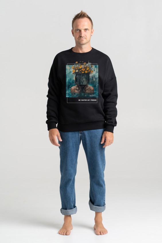 Unisex Sweatshirt “Be Water My Friend” Sweatshirts  - 2