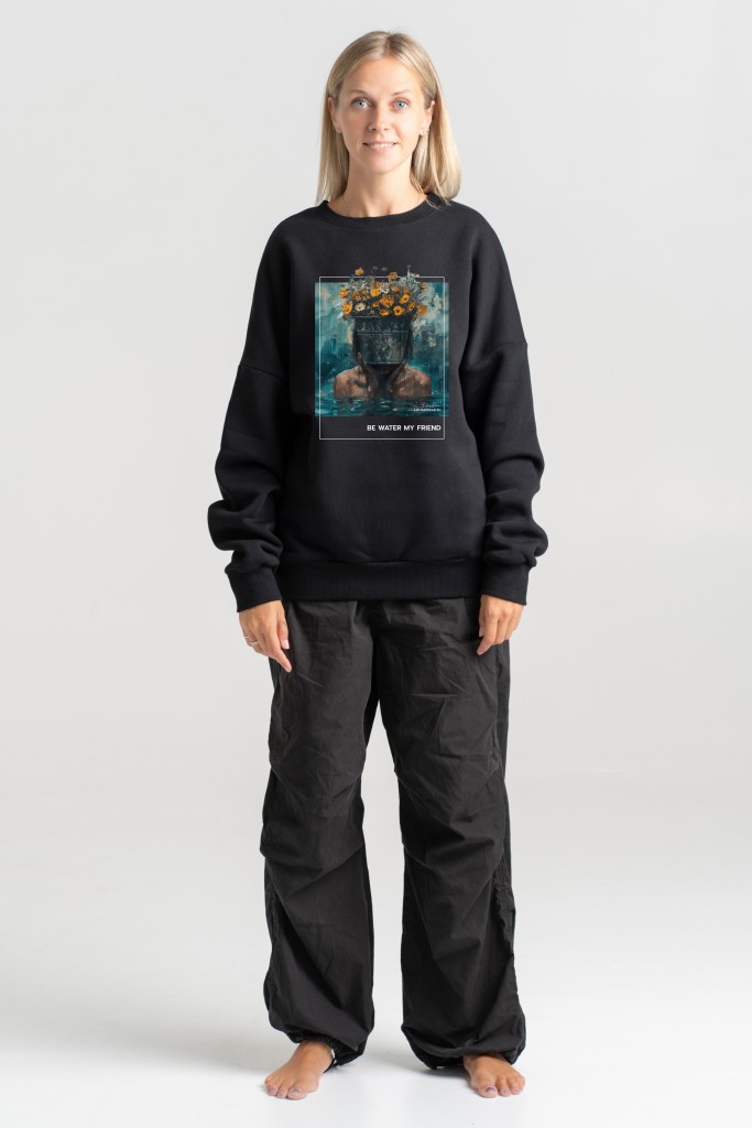 Unisex Sweatshirt “Be Water My Friend” Sweatshirts  - 1