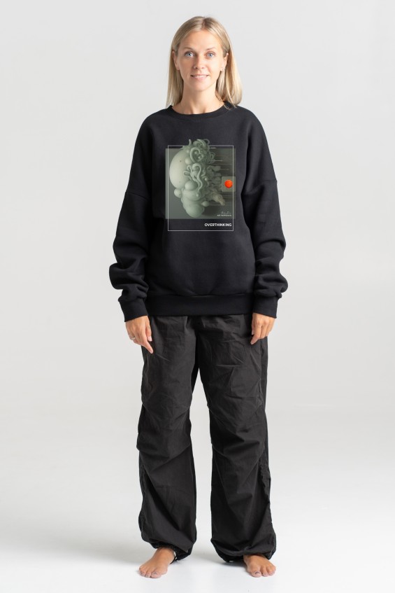 Unisex Sweatshirt “Overthinking” Sweatshirts  - 2