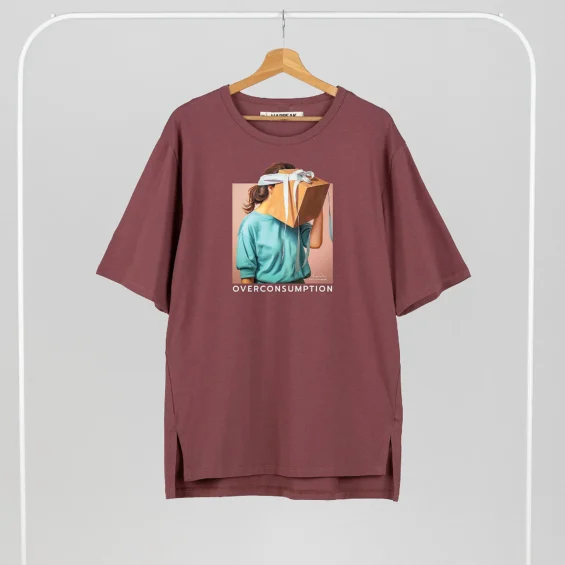 Unisex T-shirt “Overconsumption” T-shirts - 4 Unisex T-shirt “Overconsumption” T-shirts - 4