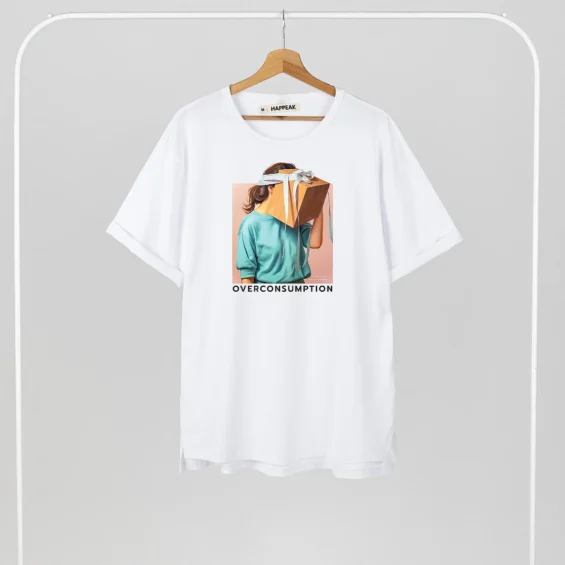 Unisex T-shirt “Overconsumption” T-shirts - 5 Unisex T-shirt “Overconsumption” T-shirts - 5