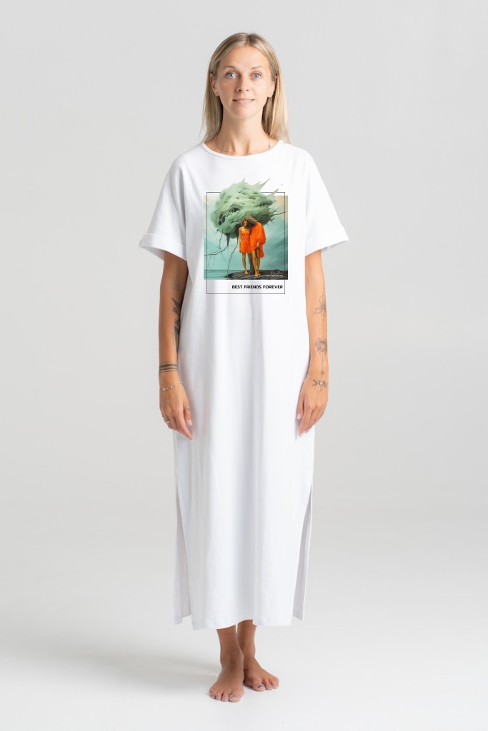 Long dress “Best Friend Forever” Dresses  - 2