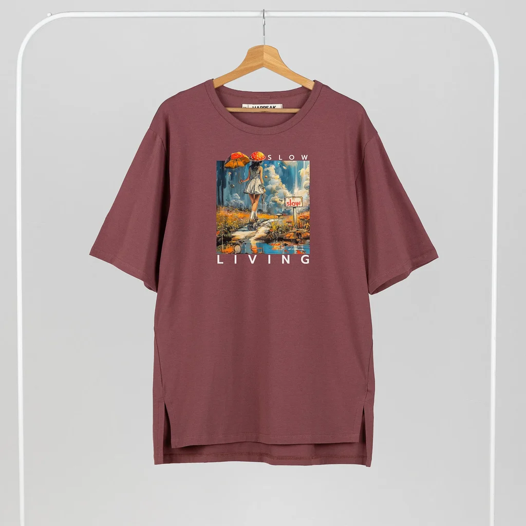 Unisex T-shirt “Slow Living” T-shirts  - 4