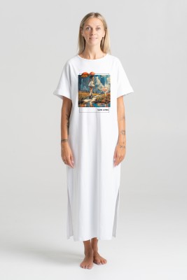 Short Sleeve Dress "Slow Living"