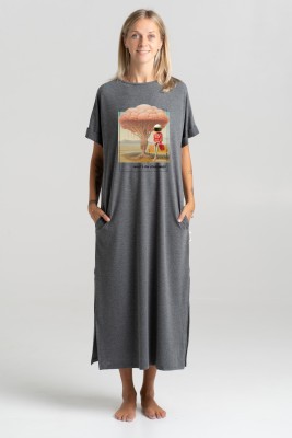 Long Dress with Print