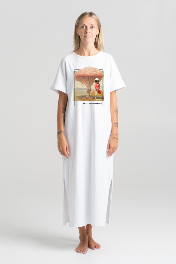 Long dress “What’s On Your Mind?” Dresses  - 3
