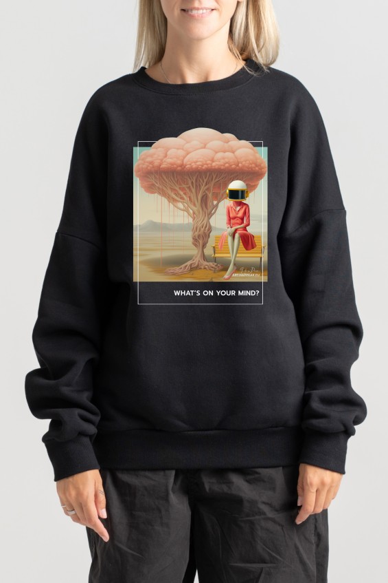 Unisex Sweatshirt “What’s On Your Mind?” Sweatshirts  - 4