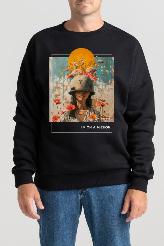 Unisex Sweatshirt “I’m On A Mission” Sweatshirts  - 3