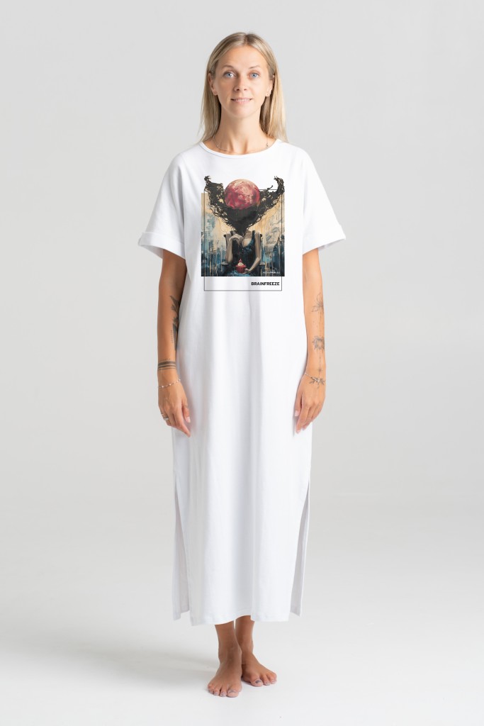 Long dress “Brainfreeze” Dresses - 1 Long dress “Brainfreeze” Dresses - 1