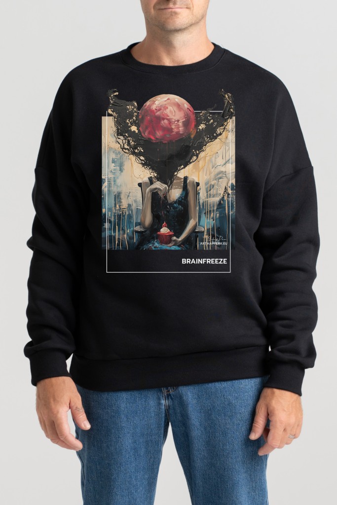 Unisex Sweatshirt “Brainfreeze” Sweatshirts  - 4