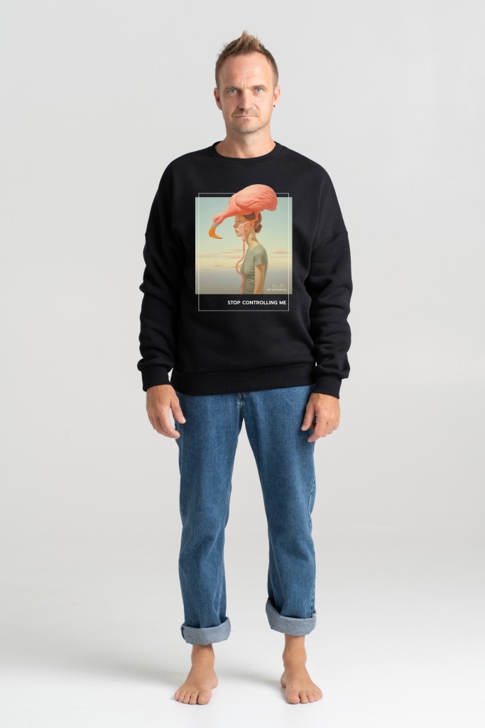 Unisex Sweatshirt “Stop Controlling Me” Sweatshirts  - 2