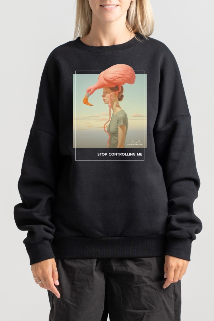 Unisex Sweatshirt “Stop Controlling Me” Sweatshirts  - 3
