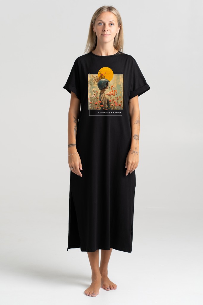 Long dress “Happiness Is A Journey” Dresses  - 3