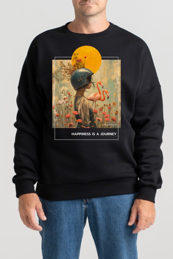 Unisex Sweatshirt “Happiness Is A Journey” Sweatshirts  - 3