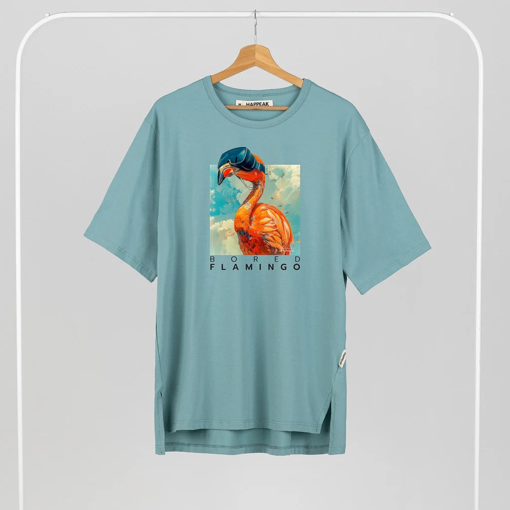 Unisex T-shirt “Bored Flamingo” T-shirts  - 2