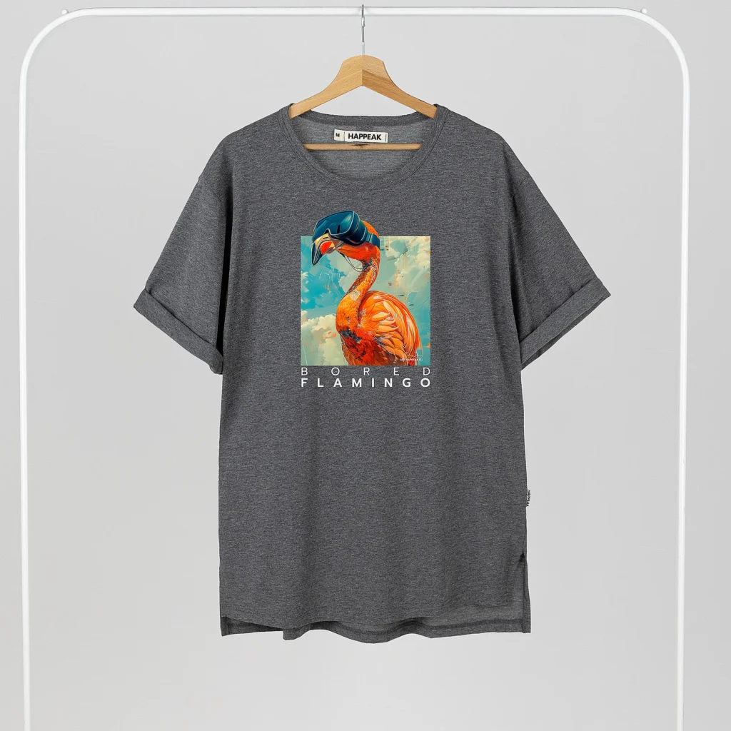 Unisex T-shirt “Bored Flamingo” T-shirts  - 4