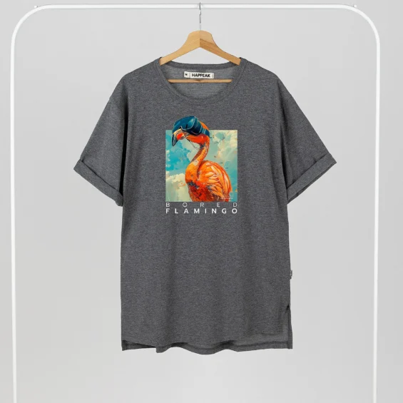 Unisex T-shirt “Bored Flamingo” T-shirts  - 4
