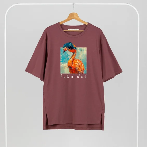 Unisex T-shirt “Bored Flamingo” T-shirts  - 5