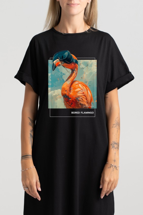 Long dress “Bored Flamingo” Dresses  - 6