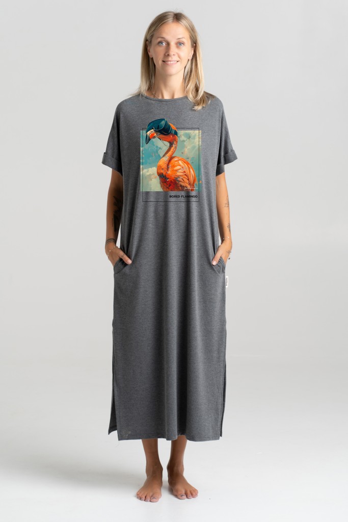 Long dress “Bored Flamingo” Dresses  - 1