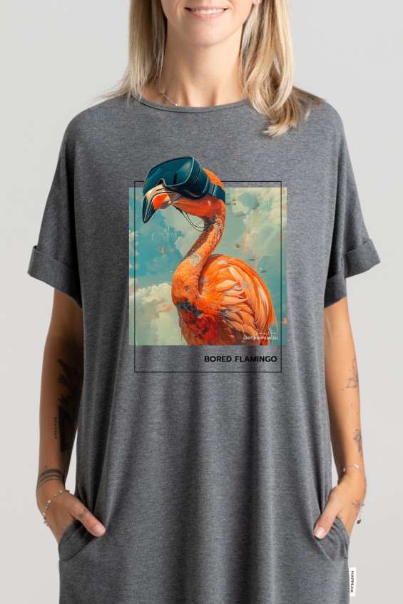 Long dress “Bored Flamingo” Dresses  - 4