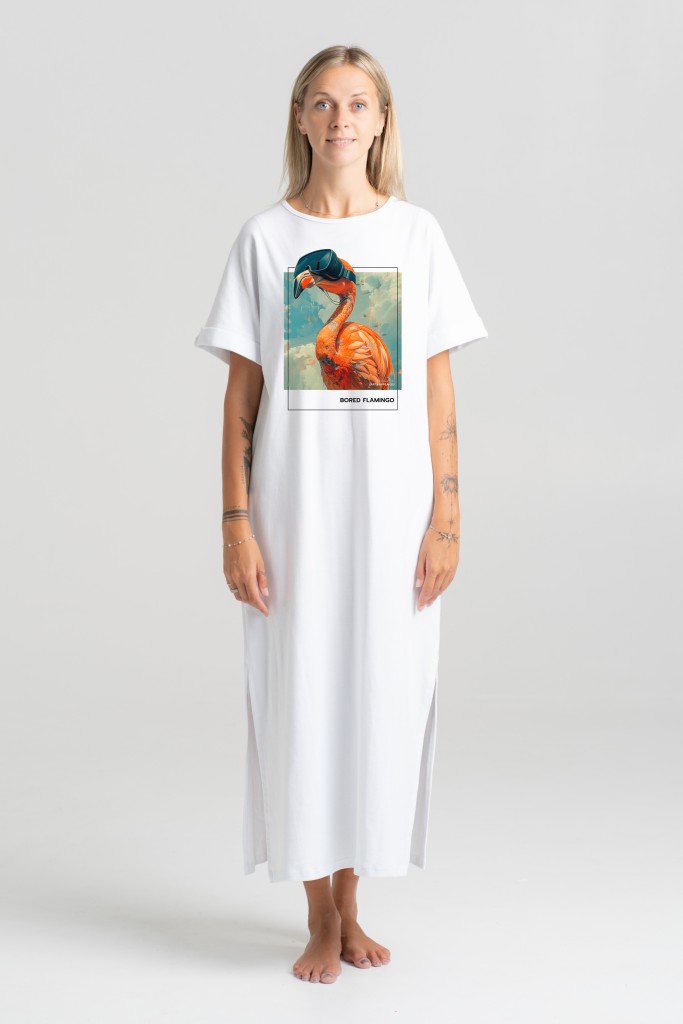 Long dress “Bored Flamingo” Dresses  - 2