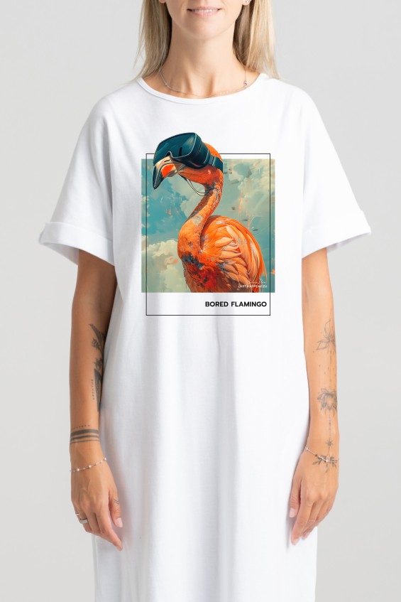 Long dress “Bored Flamingo” Dresses  - 5