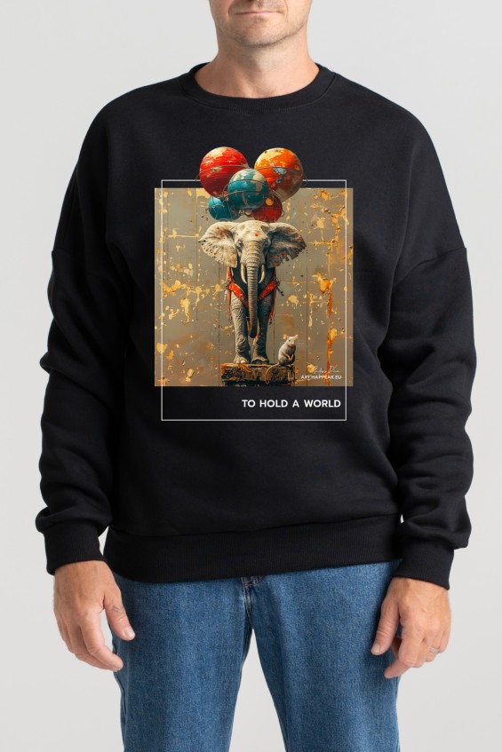 Unisex Sweatshirt “To hold a world” Sweatshirts  - 4