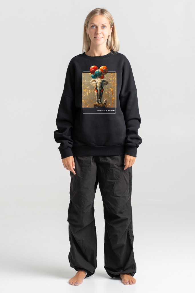 Unisex Sweatshirt “To hold a world” Sweatshirts  - 1