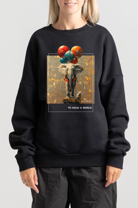Unisex Sweatshirt “To hold a world” Sweatshirts  - 3