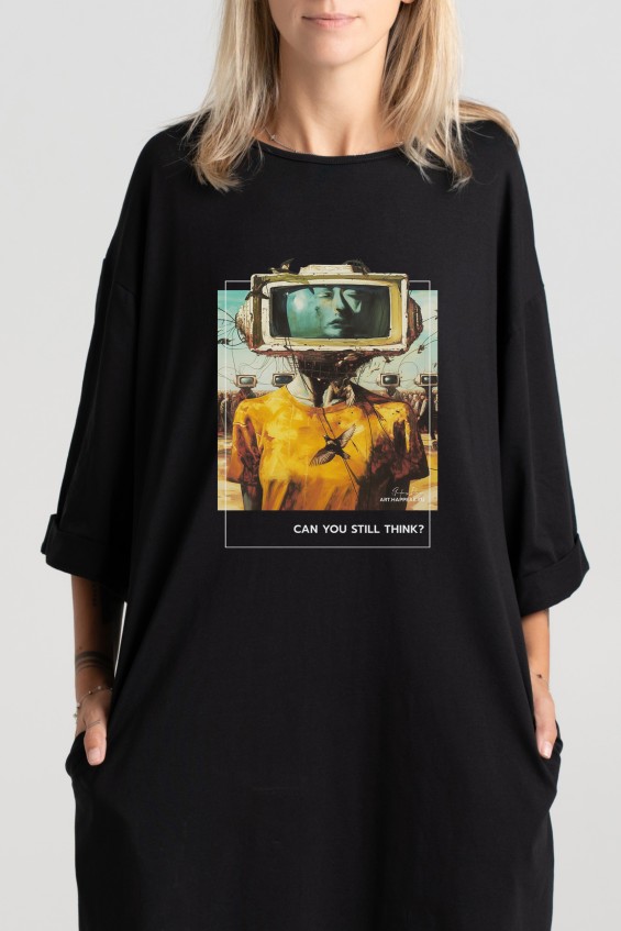 Short dress “Can you think?” Dresses  - 4