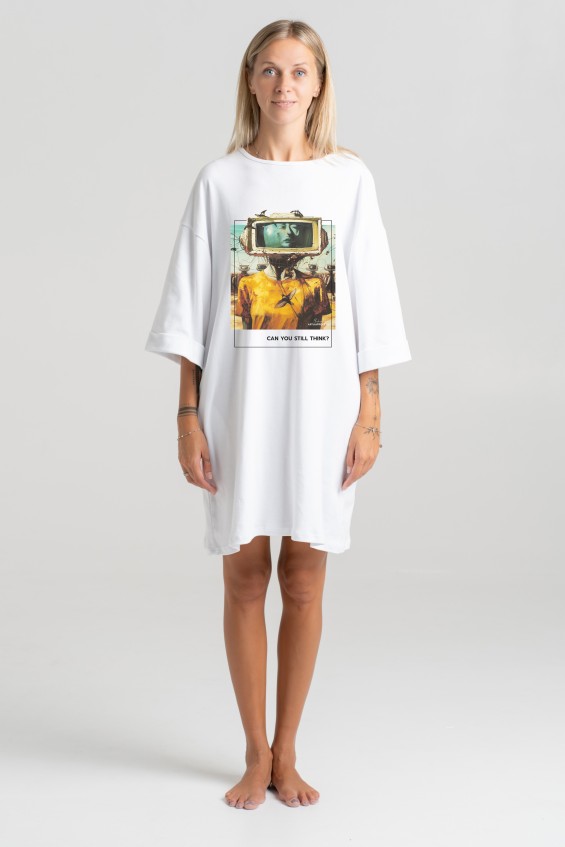 Short dress “Can you think?” Dresses  - 3