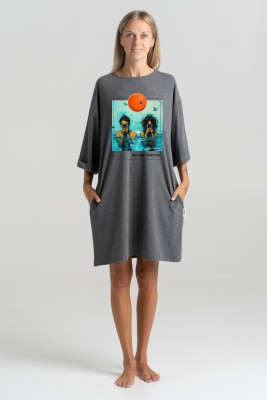 Short Sleeve Dress "Best time together"