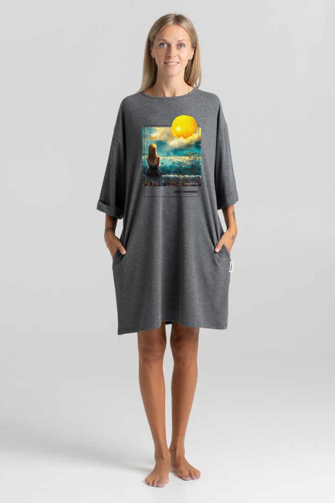 Short dress “Eggy Morning” Dresses  - 3