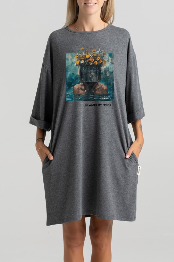 Short dress “Be Water My Friend” Dresses  - 5