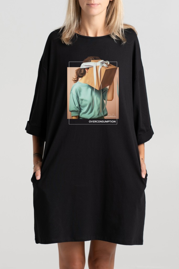 Short dress “Overconsumption” Dresses  - 4