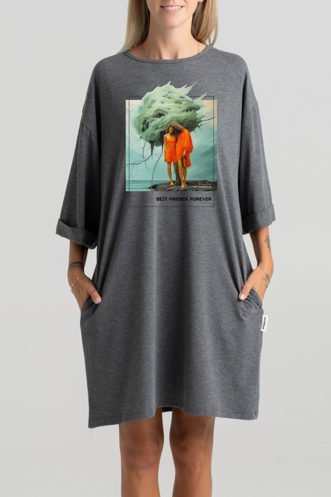 Short dress “Best Friend Forever” Dresses  - 4