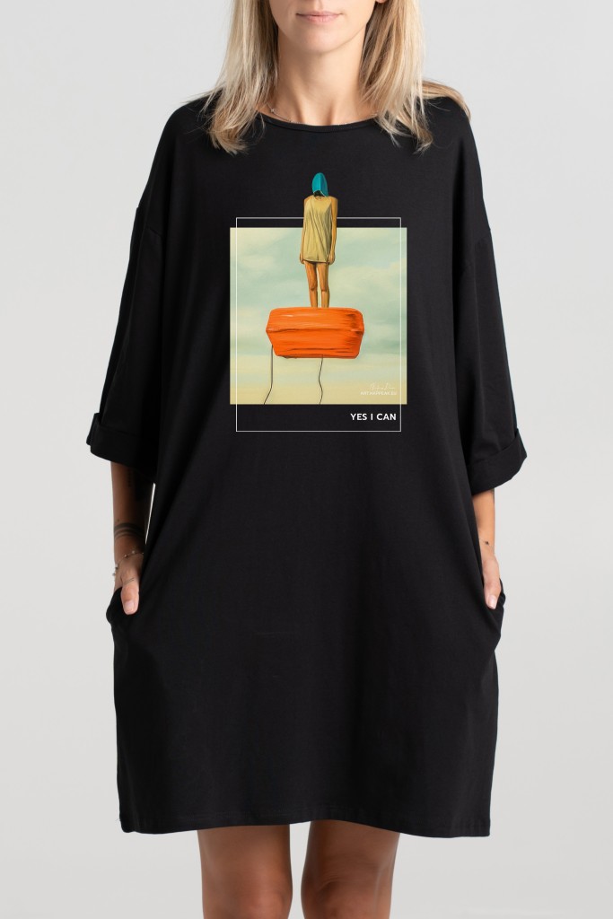 Short dress “Yes I Can” Dresses  - 4