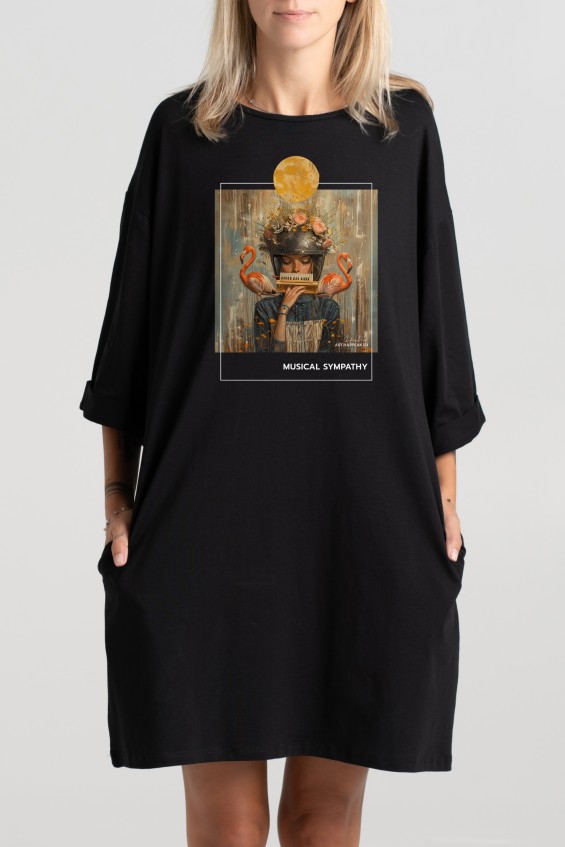 Short dress “Musical Sympathy” Dresses  - 6